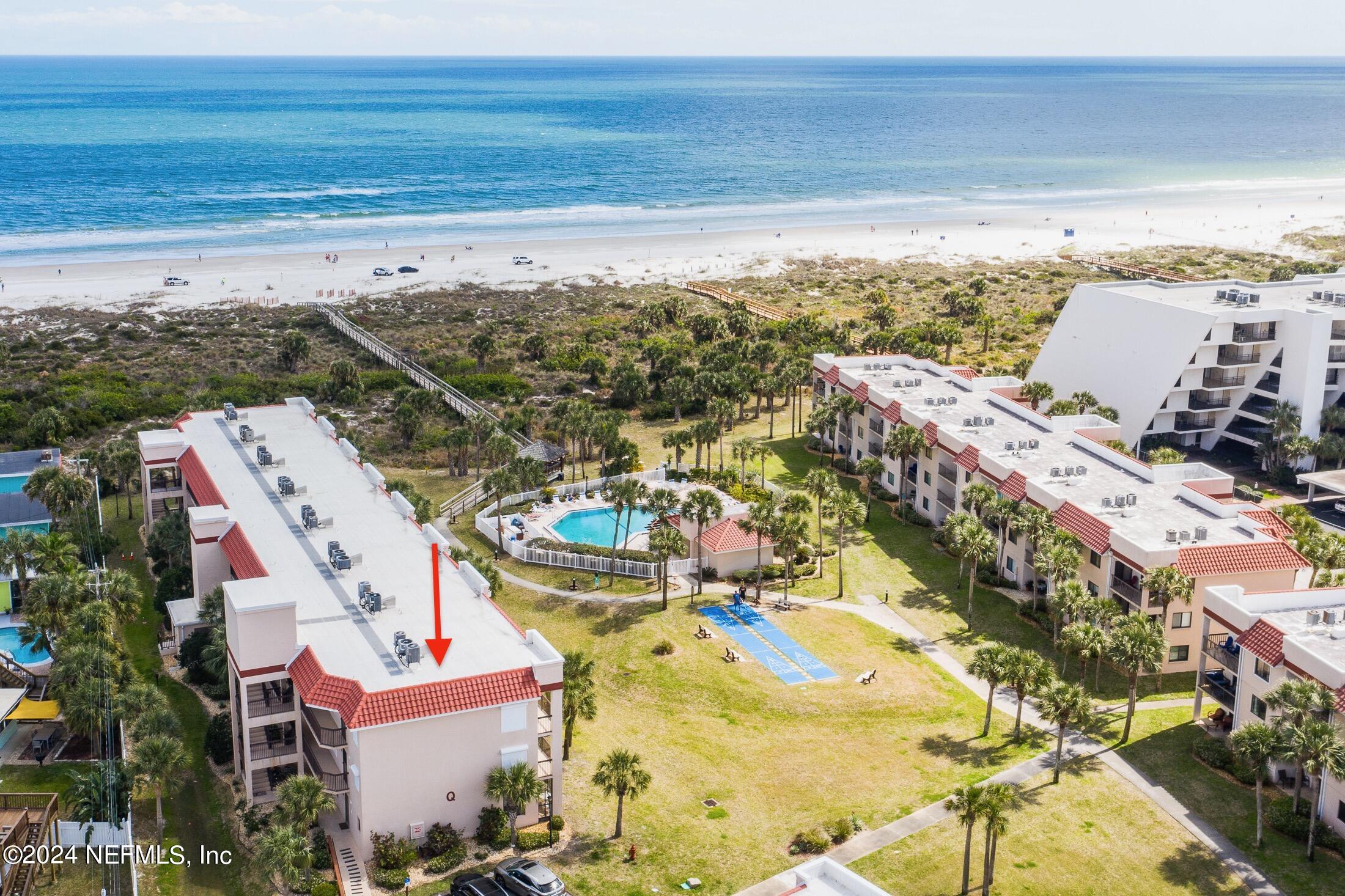 4250 A1A South, Unit Q31 (ELEVATOR) St. Augustine, FL 32080 - Photo 34 of 45 a view of a city with an ocean view