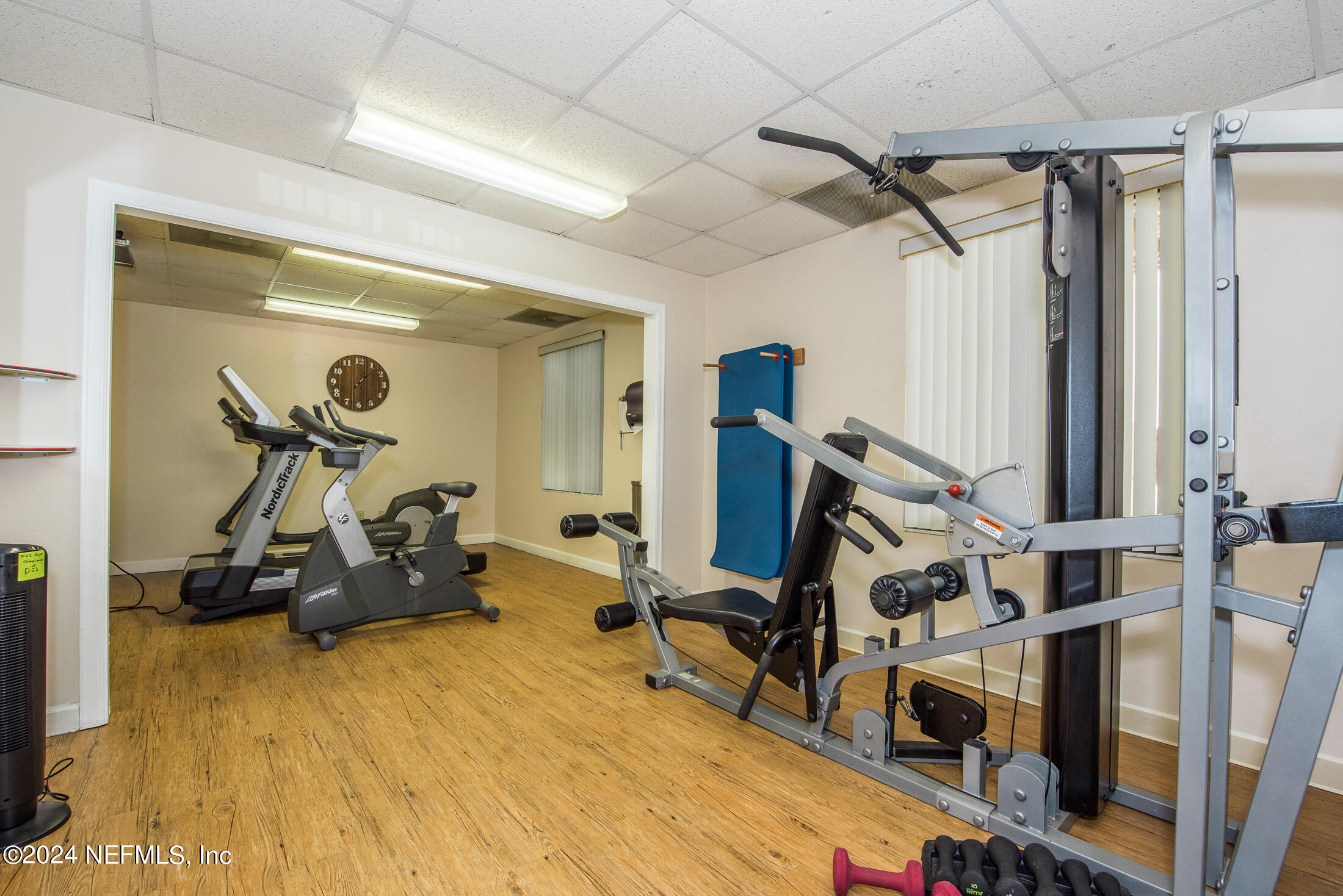 4250 A1A South, Unit Q31 (ELEVATOR) St. Augustine, FL 32080 - Photo 40 of 45 a view of a room with gym equipment