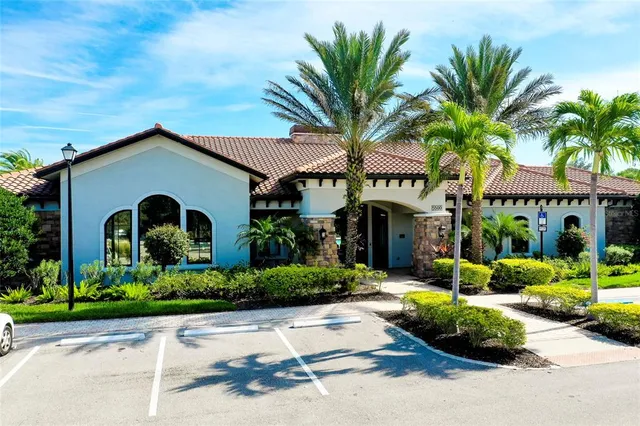 a view of outdoor space with seating