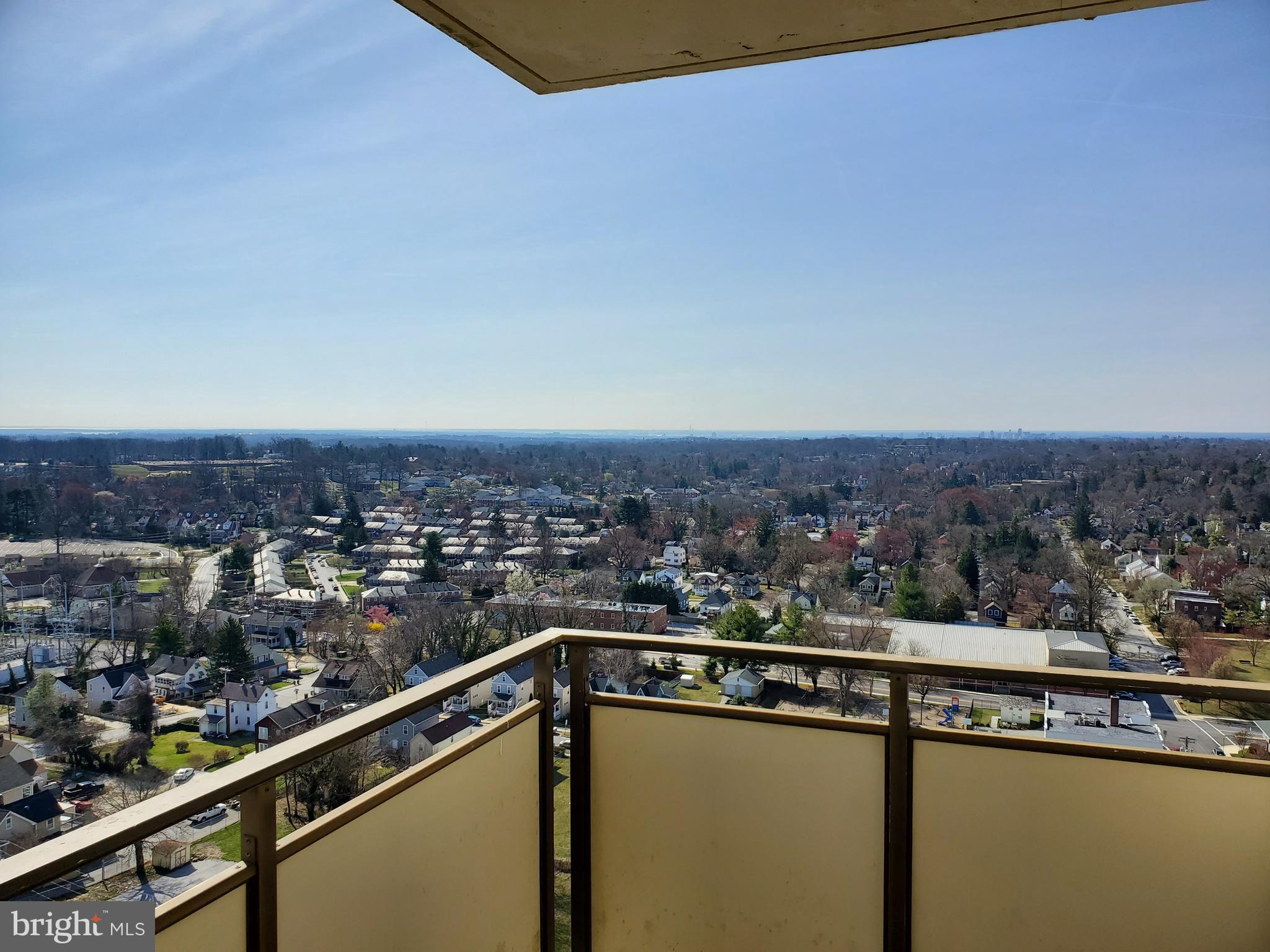 205 East Joppa Road, Unit 2105 Towson, MD 21286 - Photo 35 of 46 Balcony view south to Inner Harbor