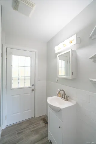 a very nice looking room with a large window