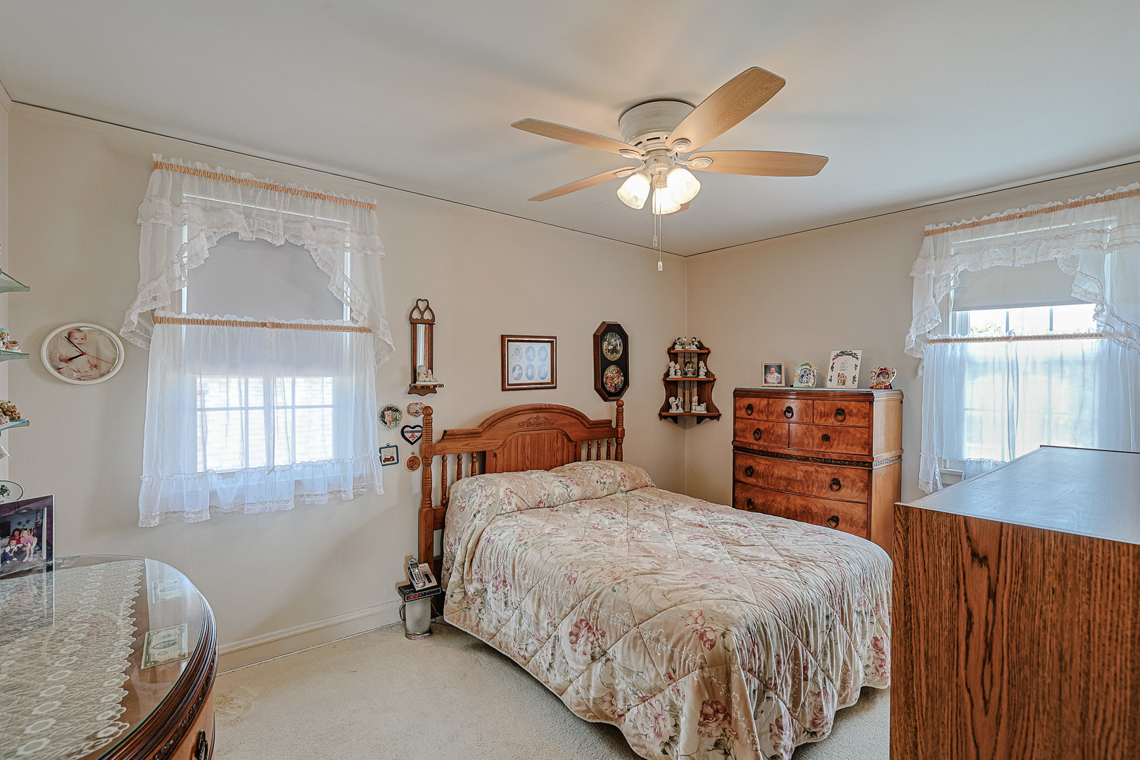 5245 North Rutherford Avenue Chicago, IL 60656 - Photo 12 of 21 a bedroom with a large bed and wooden floor