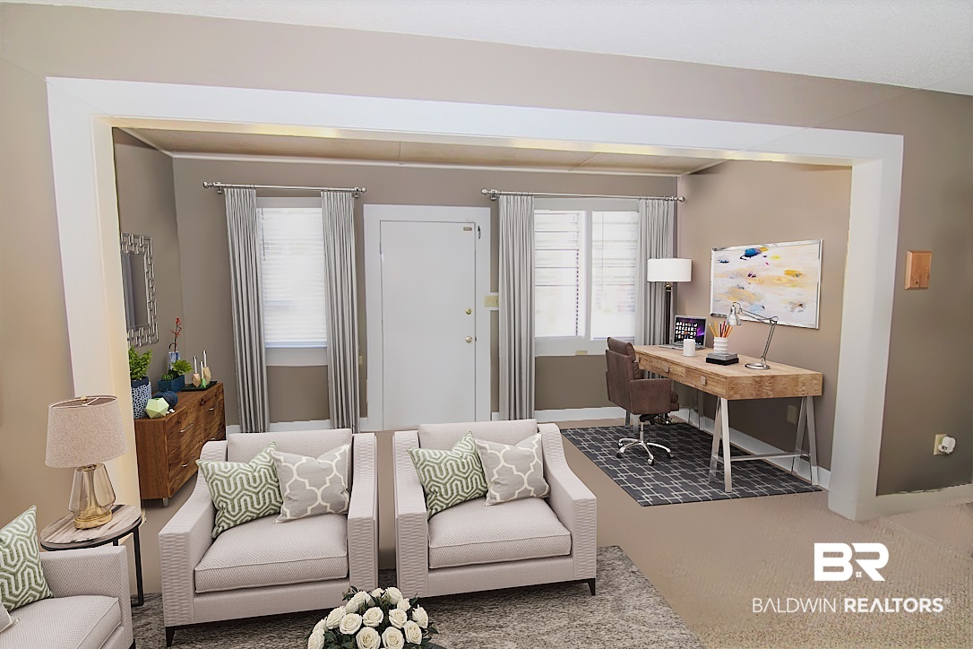 160 Ettle Street Fairhope, AL 36532 - Photo 5 of 26 Living Rm/Foyer-Virtually Staged