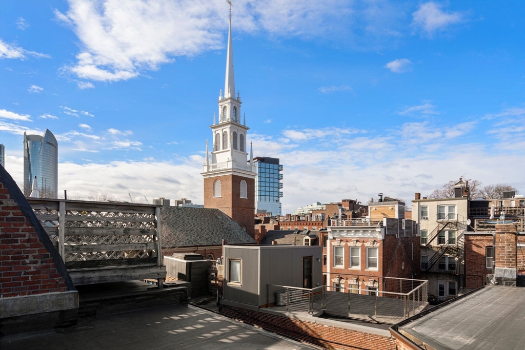 1 Unity Street, Unit 4F Boston, MA 02113 - Photo 14 of 19 a view of a city from a terrace