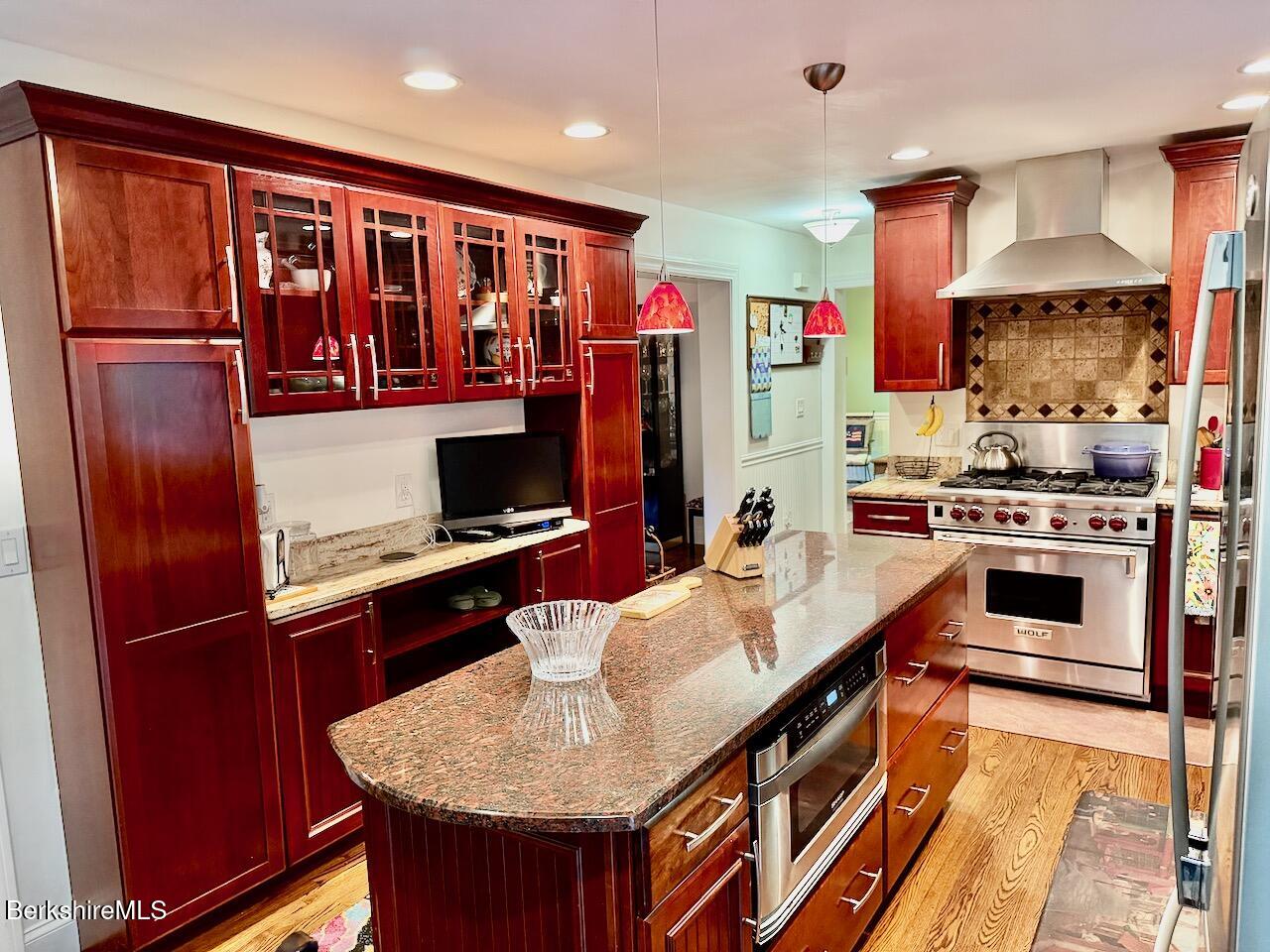 166 East Dugway Road Lenox, MA 01240 - Photo 15 of 66 Kitchen with pantry wall