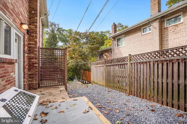 a backyard of a house