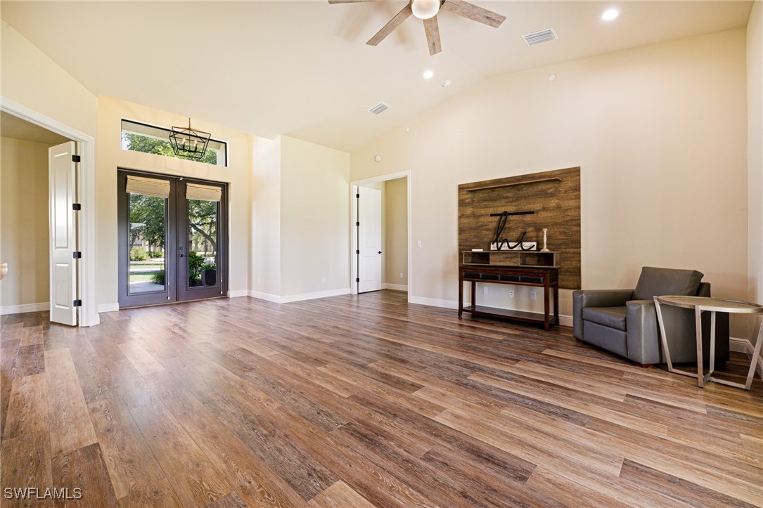16630 Willow Point Court Alva, FL 33920 - Photo 8 of 46 a view of livingroom with furniture and hardwood floor
