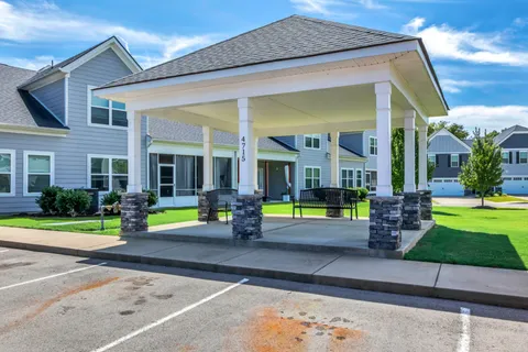 a view of a house with a swimming pool
