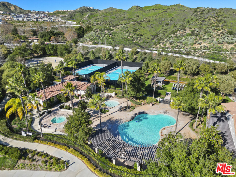 23871 Rio Ranch Way Valencia, CA 91354 - Photo 41 of 46 an aerial view of residential houses with outdoor space and river