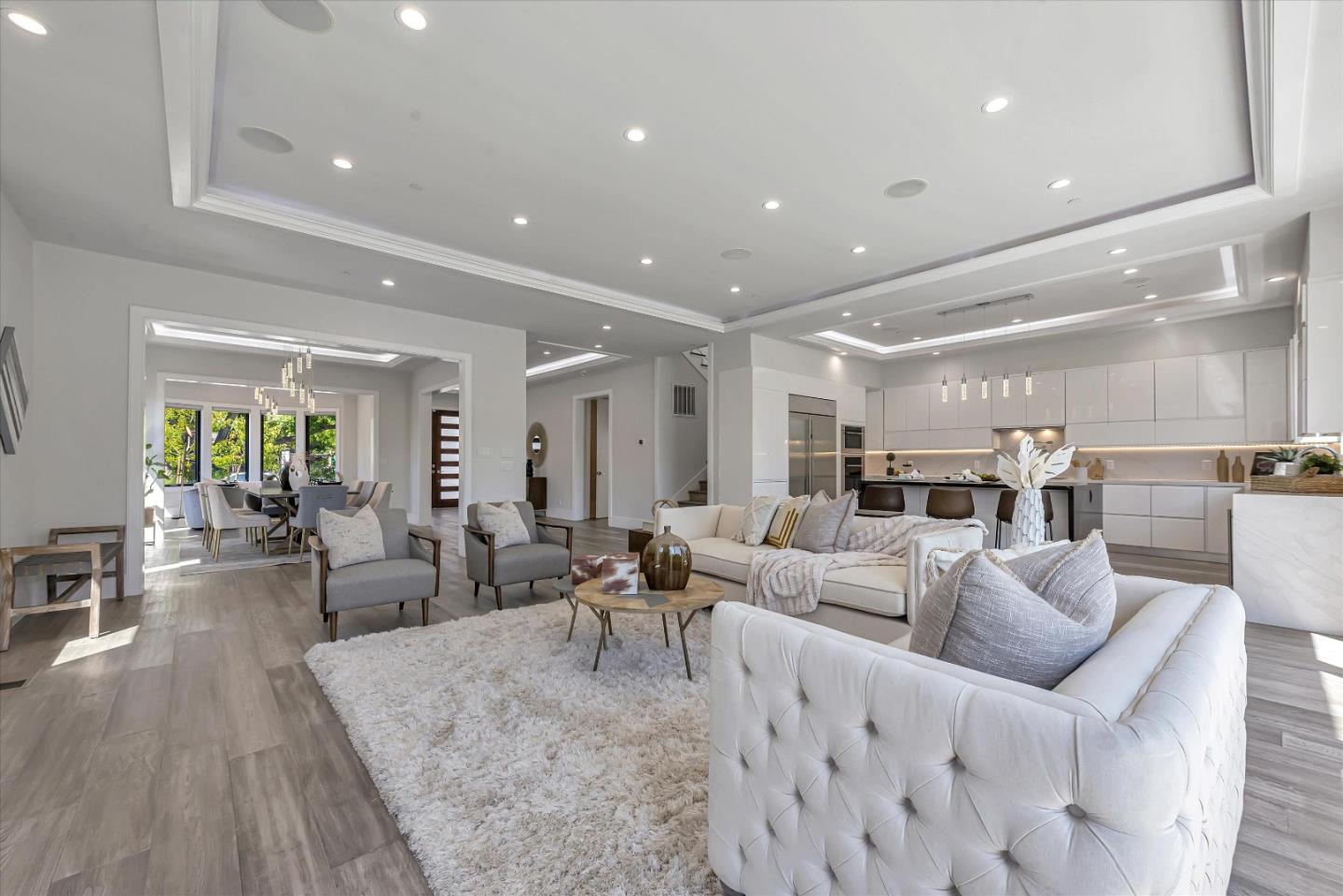 59 Devonshire Avenue Mountain View, CA 94043 - Photo 1 of 53 a living room with furniture kitchen view and a wooden floor