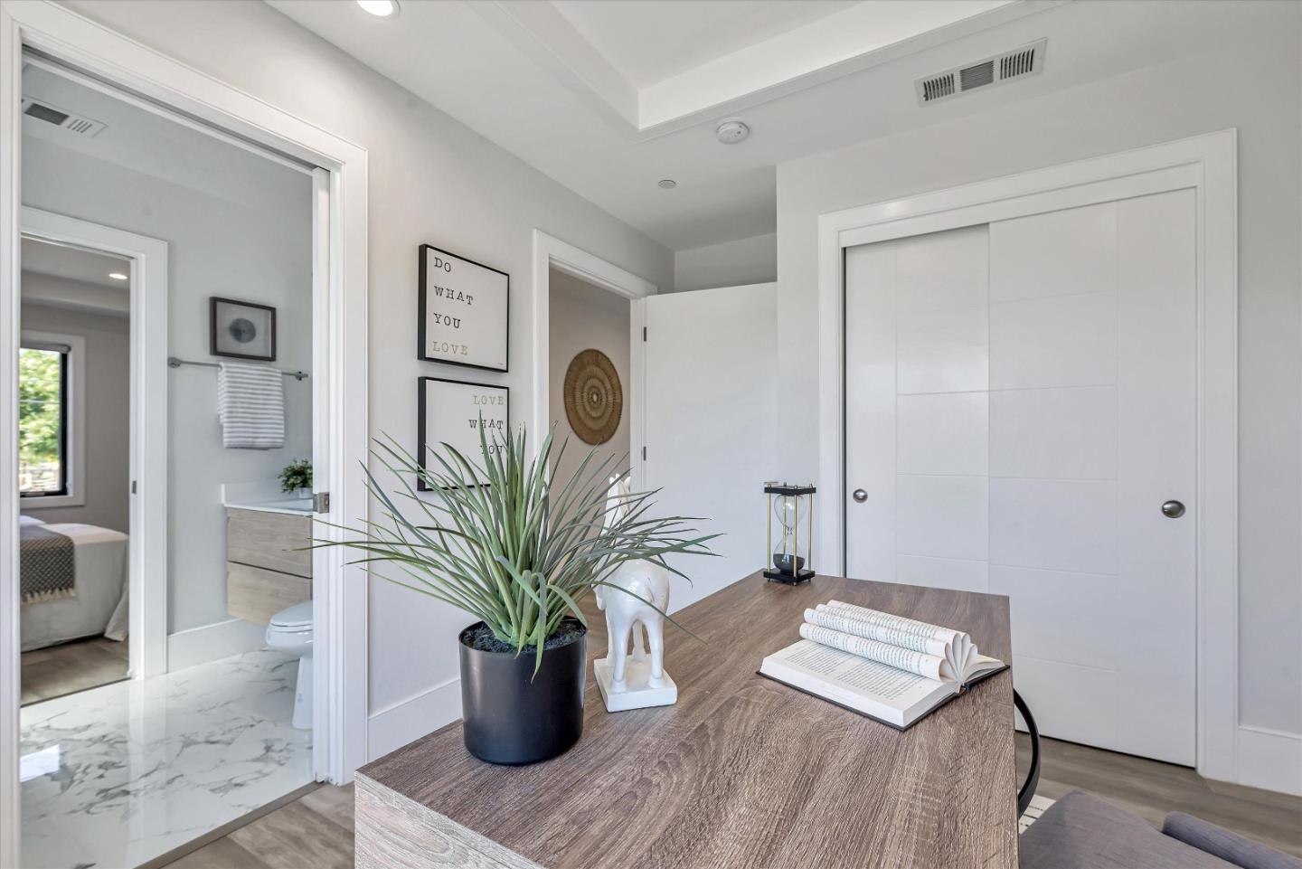 59 Devonshire Avenue Mountain View, CA 94043 - Photo 24 of 53 a potted plant sitting on a table and chair