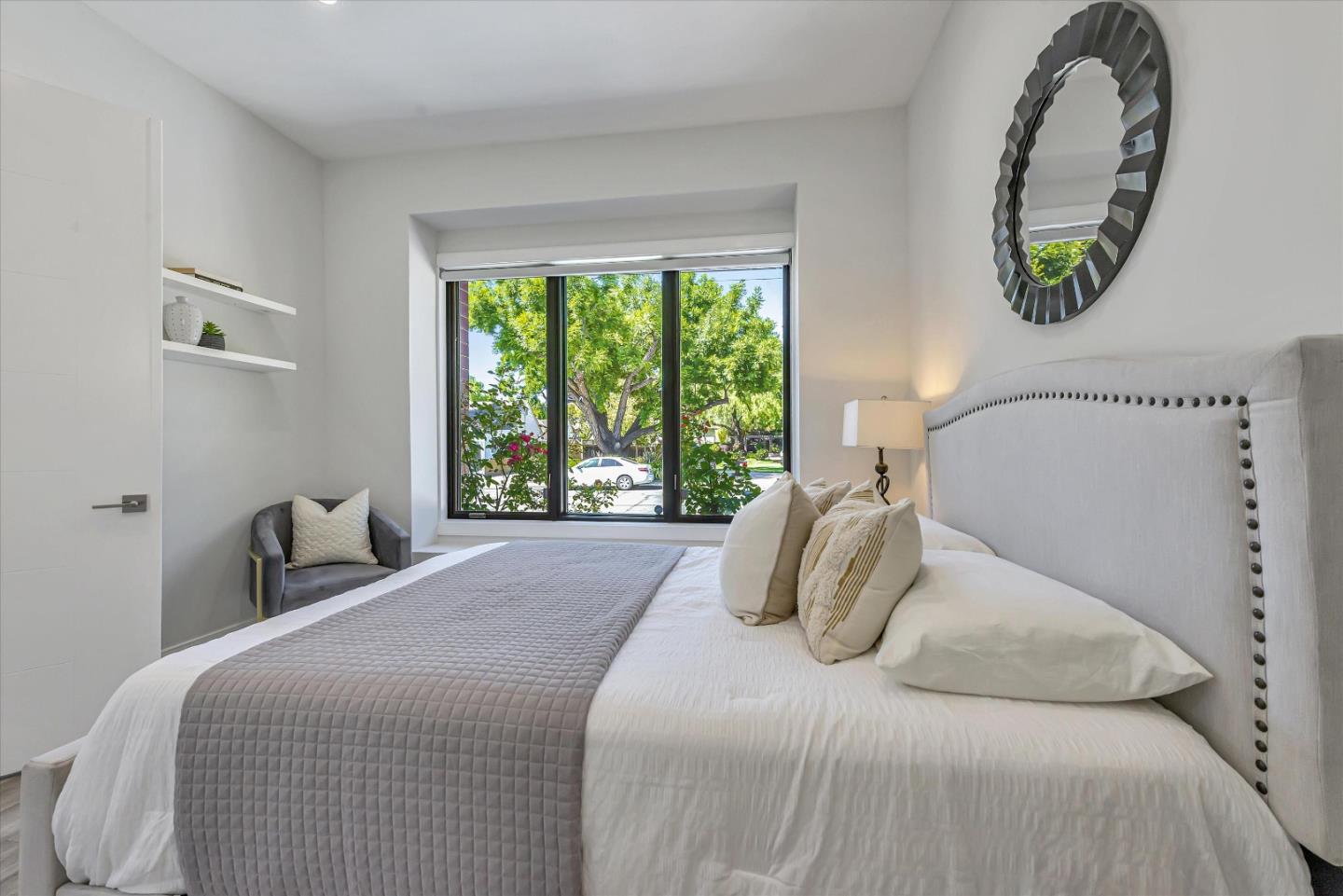 59 Devonshire Avenue Mountain View, CA 94043 - Photo 26 of 53 a bedroom with a bed and a large window