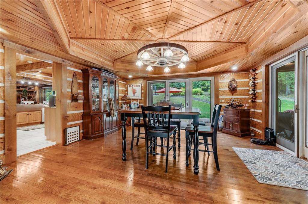 2162 Garards Fort Road Waynesburg, PA 15370 - Photo 28 of 50 a view of a dining room with furniture window and wooden floor