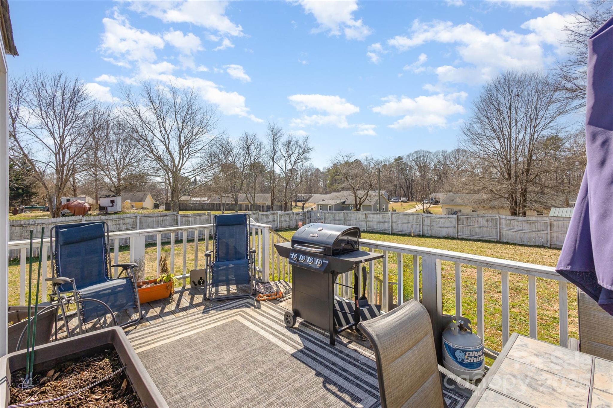 110 Weeping Willow Way Gastonia, NC 28052 - Photo 23 of 28 a view of a balcony with two chairs and a table
