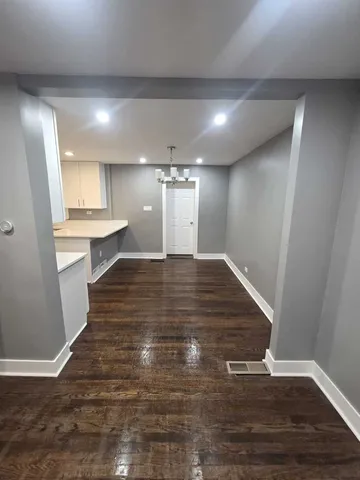 a view of wooden floor