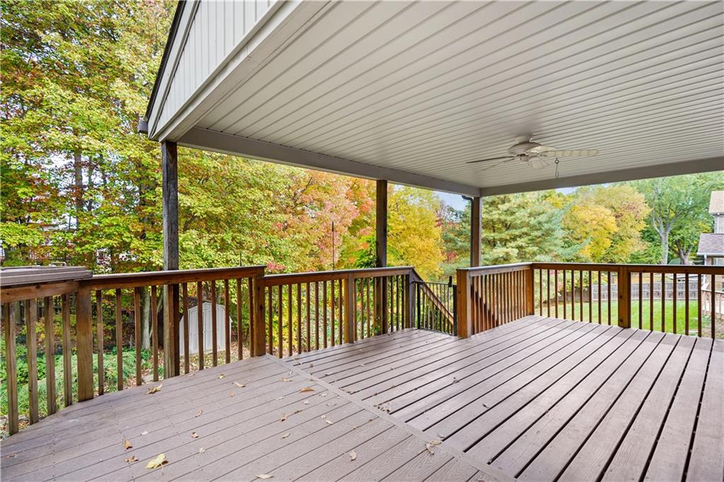 195 Shafer Road Coraopolis, PA 15108 - Photo 24 of 25 Main floor deck has a covered roof.