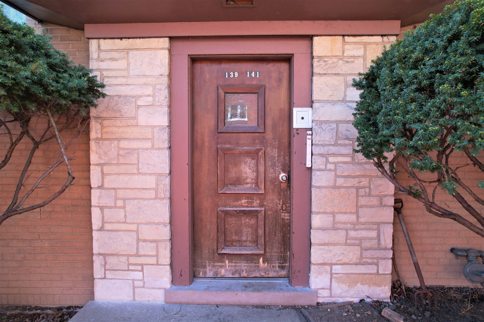view of front door of house