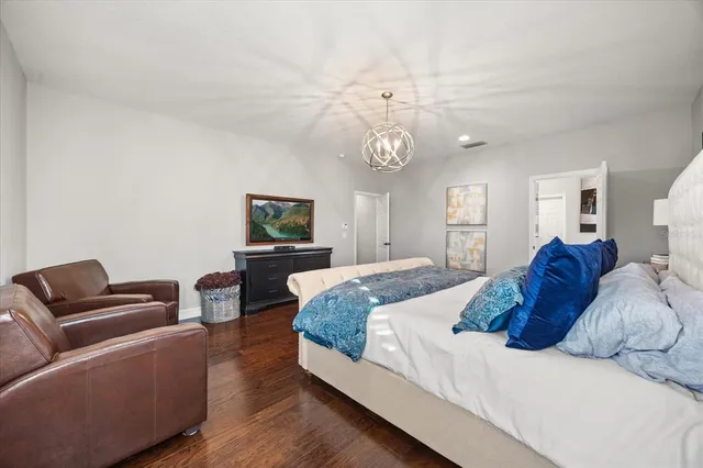 a spacious bathroom with a tub and a shower