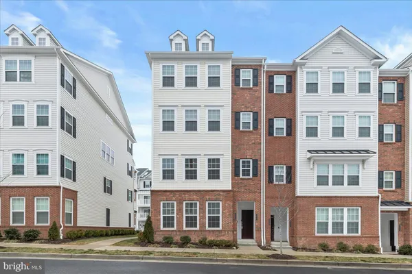 a front view of a building