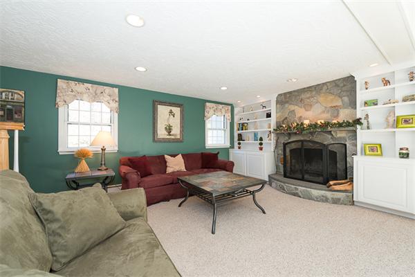 290 Main Street Boxford, MA 01921 - Photo 3 of 30 a living room with furniture a window and a fireplace
