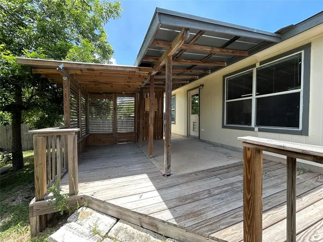 a view of front door