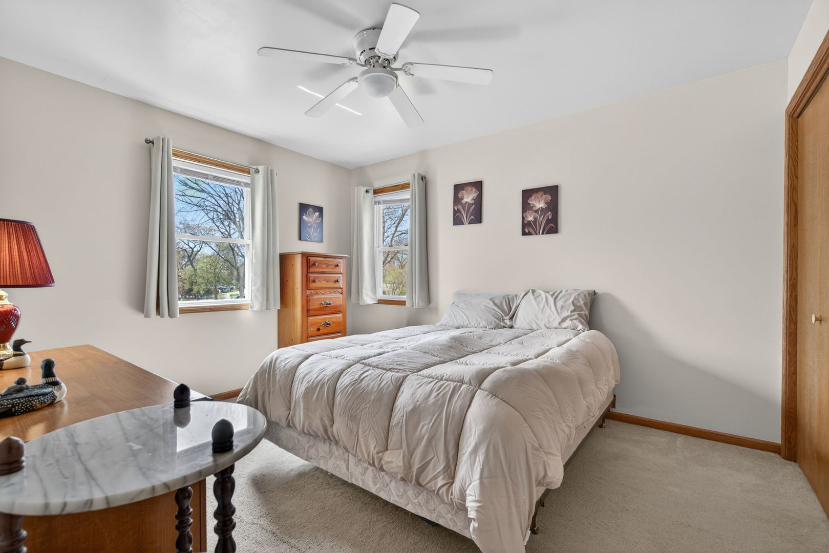 1 Largemouth Lane Wilmington, IL 60481 - Photo 18 of 47 a bedroom with a bed and wooden floor