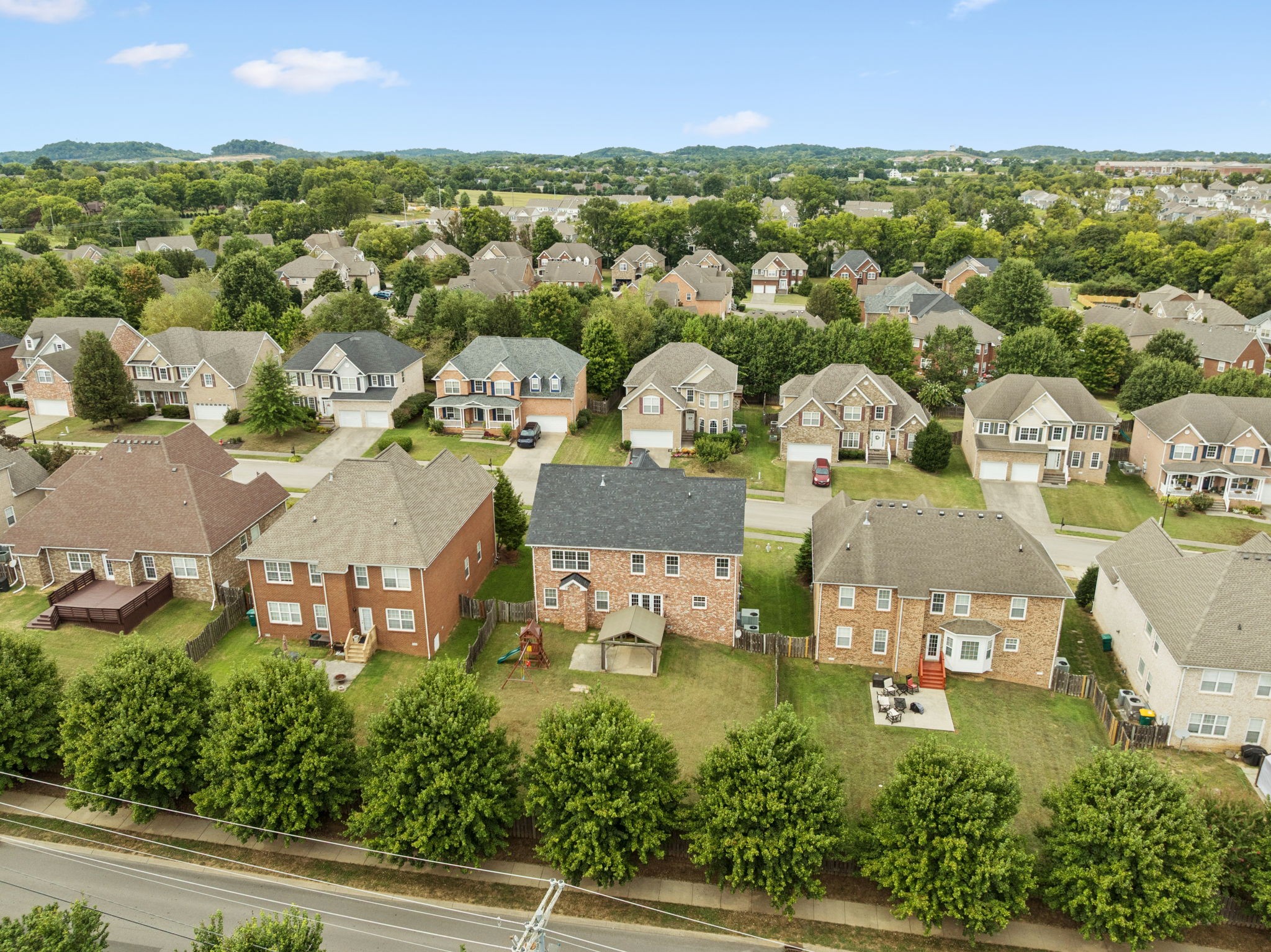 2015 Keene Circle Spring Hill, TN 37174 - Photo 32 of 37 an aerial view of a city with lots of residential buildings