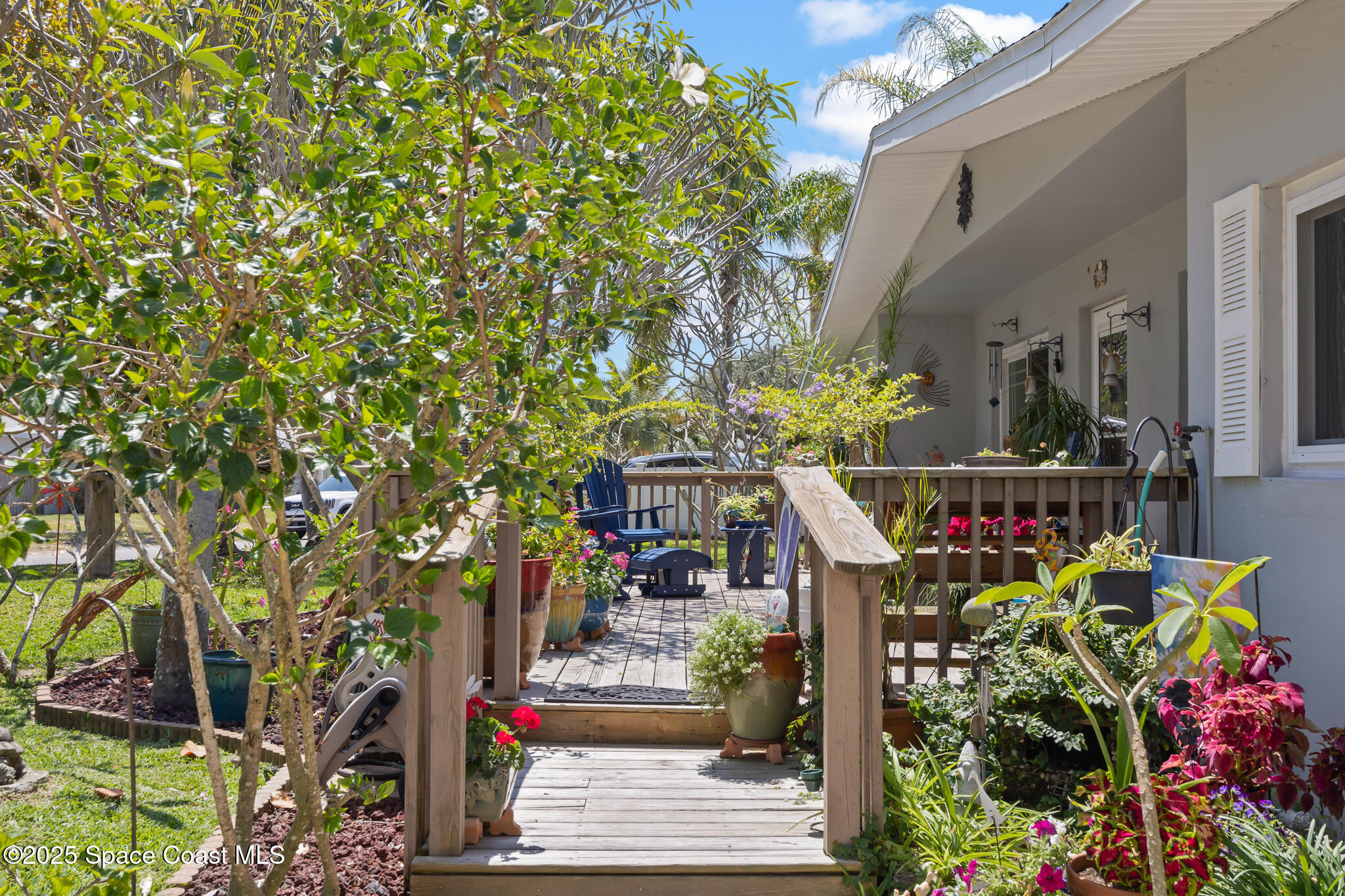 2571 Carmel Road Indialantic, FL 32903 - Photo 4 of 68 Surrounded by Lush Landscaping