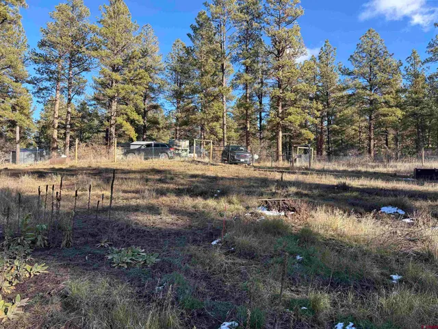 a view of lake with green space