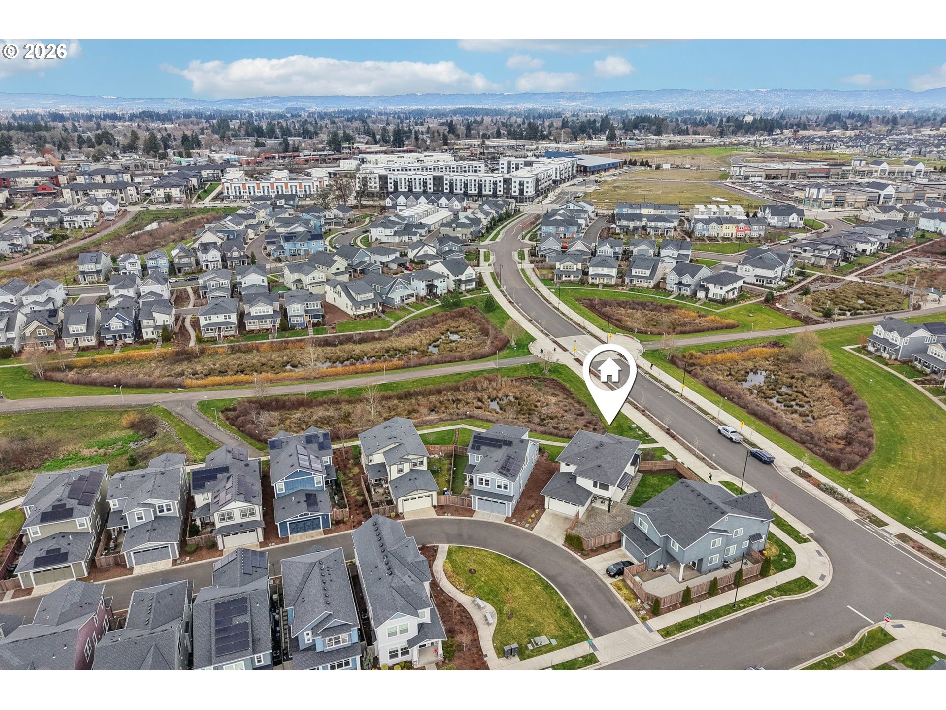 3809 Southeast Reed Drive Hillsboro, OR 97123 - Photo 39 of 40 a view of a city with tall buildings