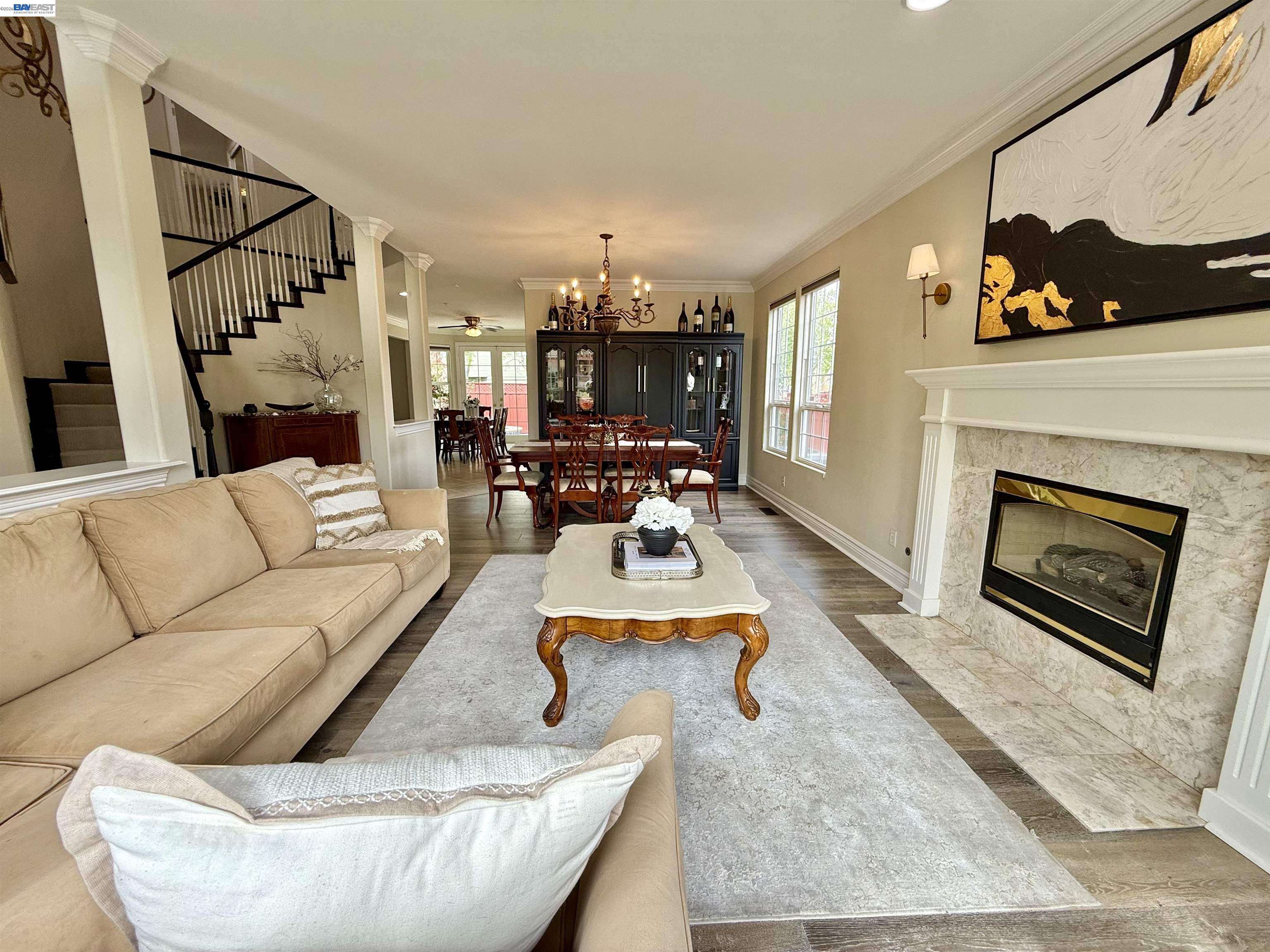 1284 Riesling Circle Livermore, CA 94550 - Photo 11 of 79 a living room with furniture and a fireplace