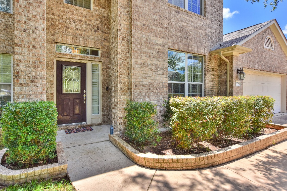 1108 Ritter Drive Cedar Park, TX 78613 - Photo 2 of 40 Lovely curb appeal with lush landscaping & bedding areas welcome you home!