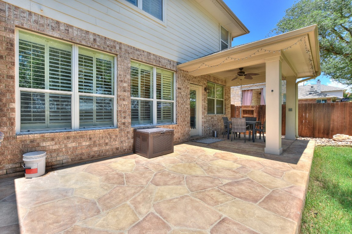 1108 Ritter Drive Cedar Park, TX 78613 - Photo 36 of 40 Inviting extended patio area