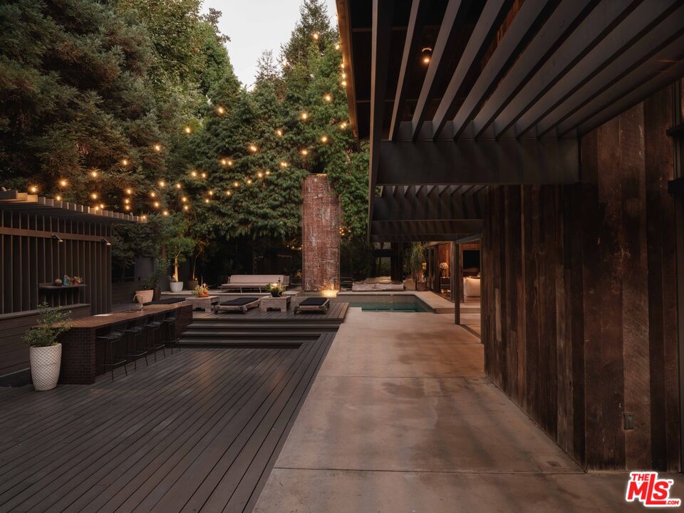 2563 Nichols Canyon Road Los Angeles, CA 90046 - Photo 29 of 32 a view of swimming pool with seating space