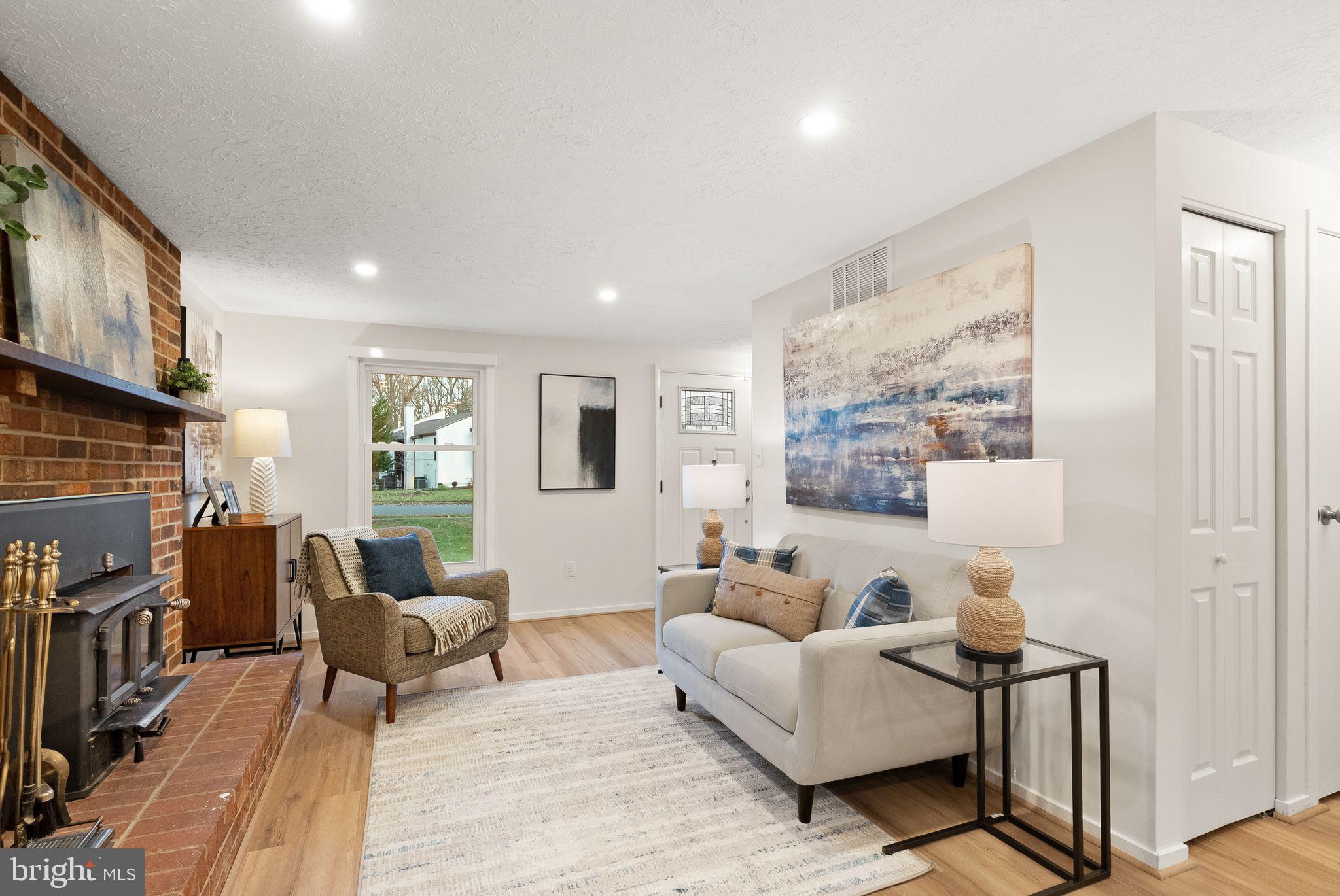 2420 Freetown Drive Reston, VA 20191 - Photo 13 of 58 Cozy reading room with wood burning stove