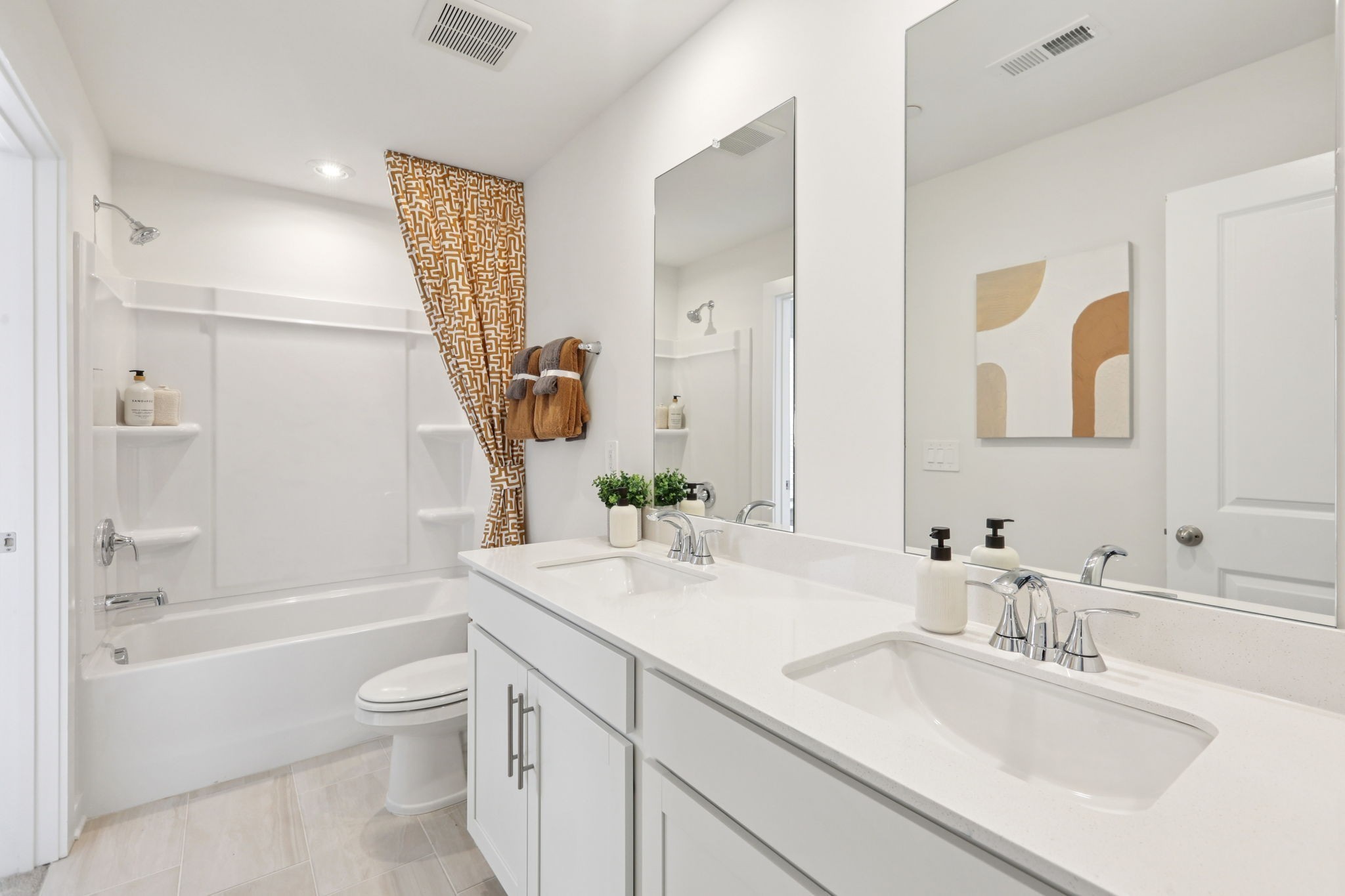 7165 Cedarcrest Lane Fairview, TN 37062 - Photo 28 of 49 a bathroom with a granite countertop sink a toilet and shower
