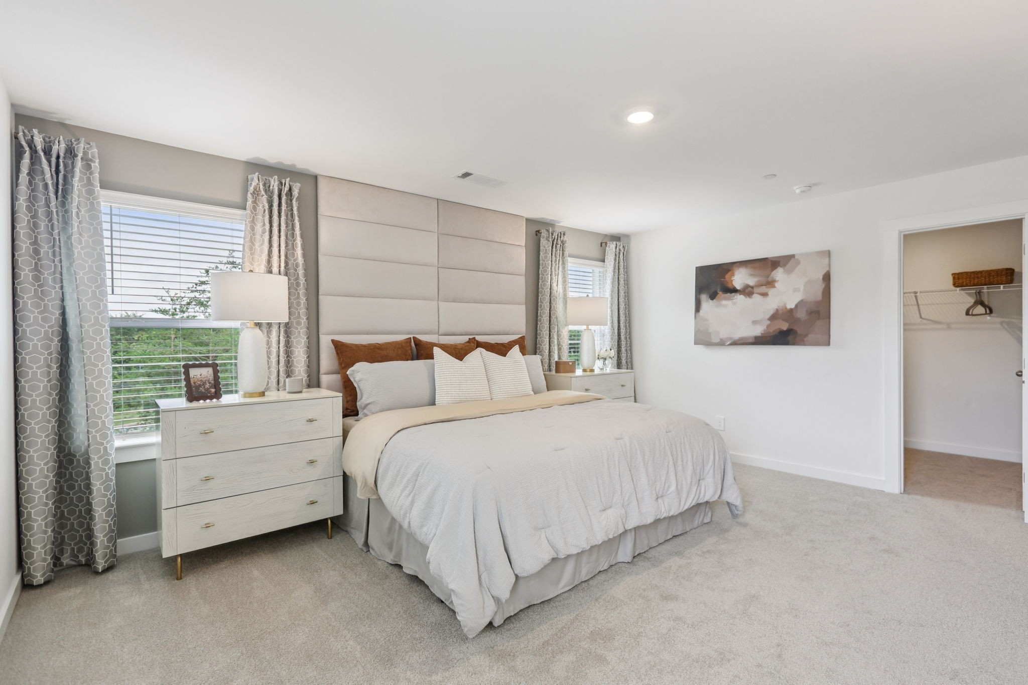 7165 Cedarcrest Lane Fairview, TN 37062 - Photo 35 of 49 a bedroom with a bed and a large window