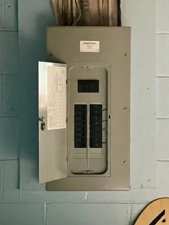 a backyard of a house with shaded area