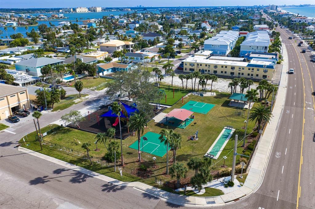 16332 Gulf Boulevard, Unit 3B Redington Beach, FL 33708 - Photo 90 of 93 an aerial view of residential houses with outdoor space