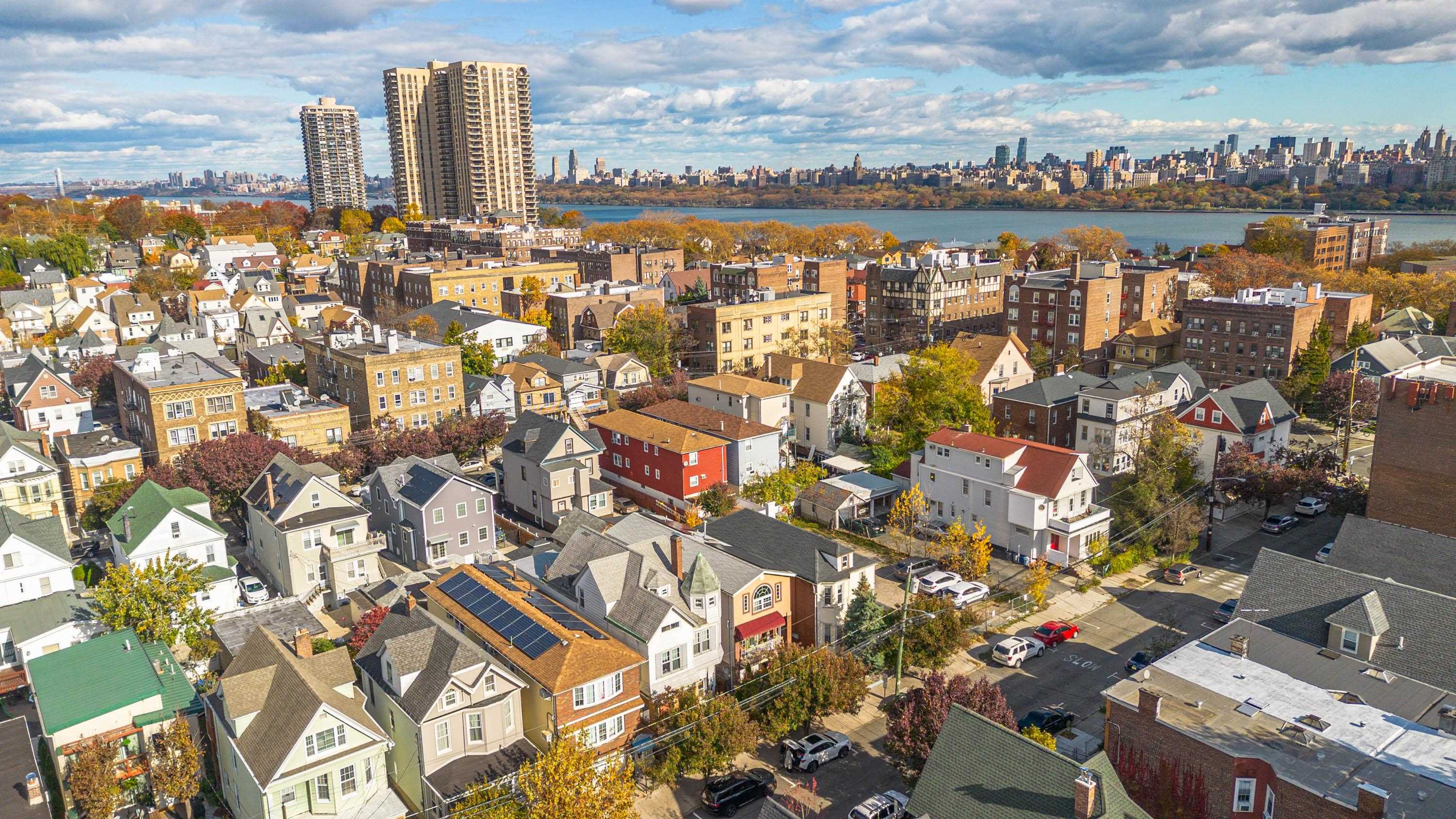124 73rd Street, Unit 3 North Bergen, NJ 07047 - Photo 12 of 14 a view of a city with tall buildings