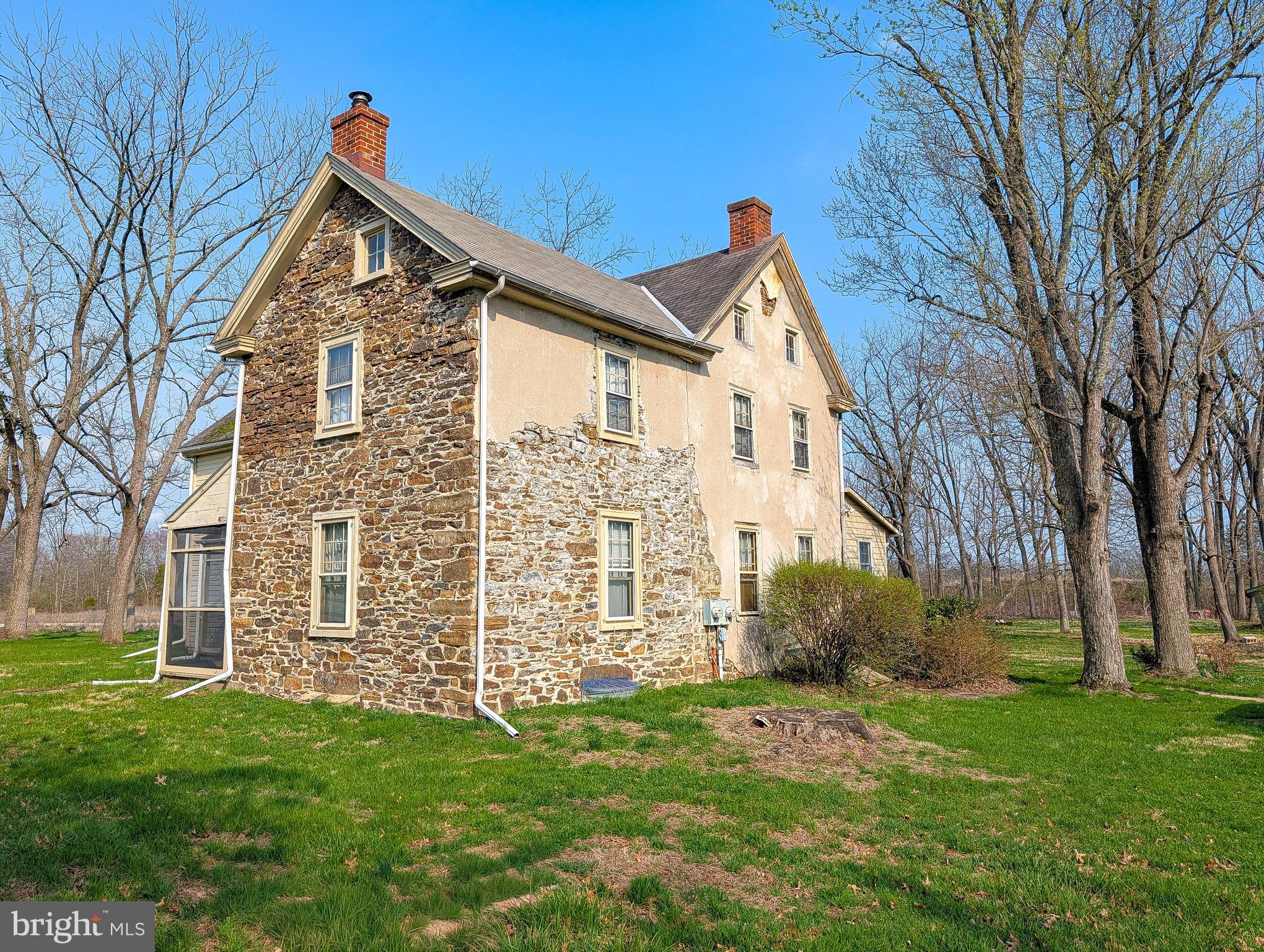 173 Township Line Road Line Lexington, PA 18932 - Photo 2 of 7 front view of a house with a yard