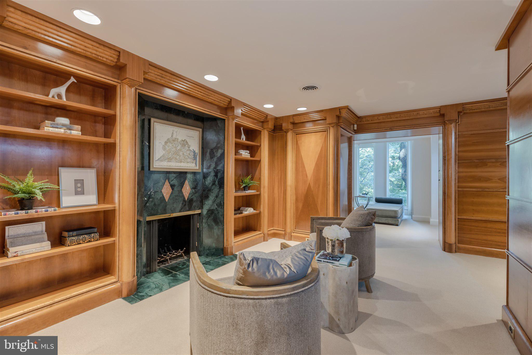 1371 Kirby Road McLean, VA 22101 - Photo 22 of 36 a living room with furniture and a large window