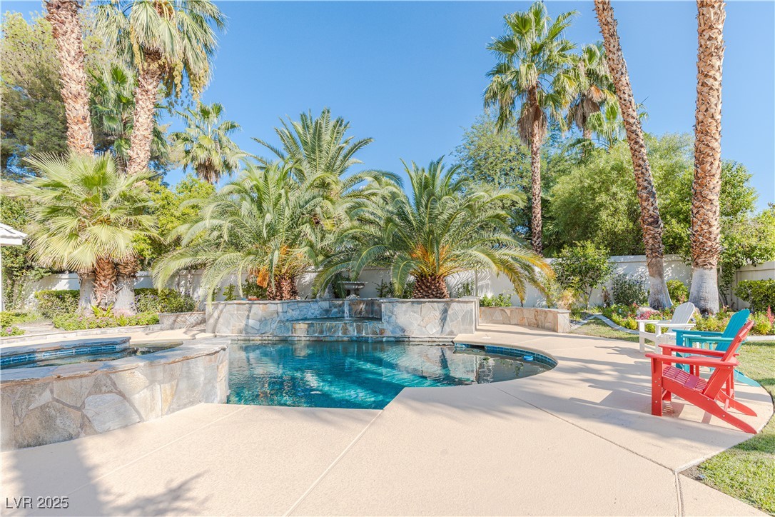 2339 Prometheus Court Henderson, NV 89074 - Photo 4 of 92 Outdoor pool with a patio area and fence