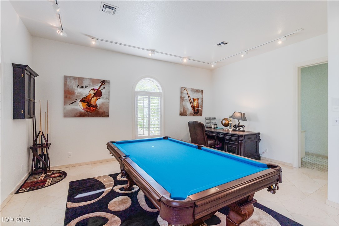 2339 Prometheus Court Henderson, NV 89074 - Photo 42 of 92 Recreation room featuring baseboards, billiards, v