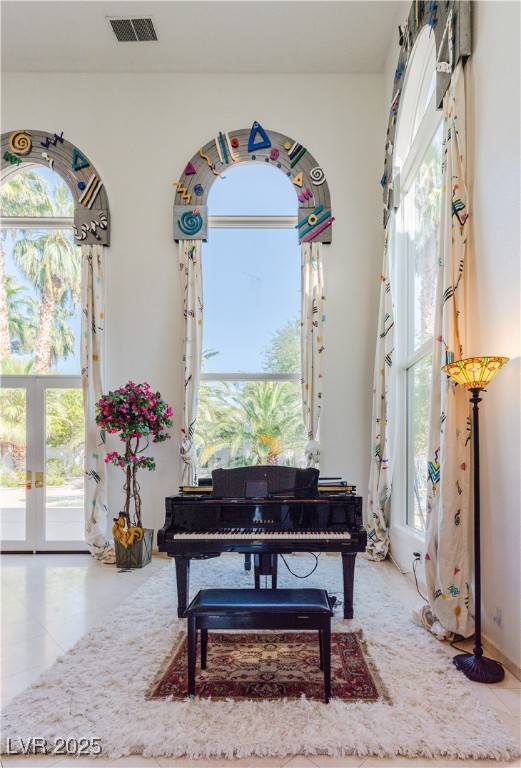 2339 Prometheus Court Henderson, NV 89074 - Photo 45 of 92 Living area featuring french doors, visible vents,