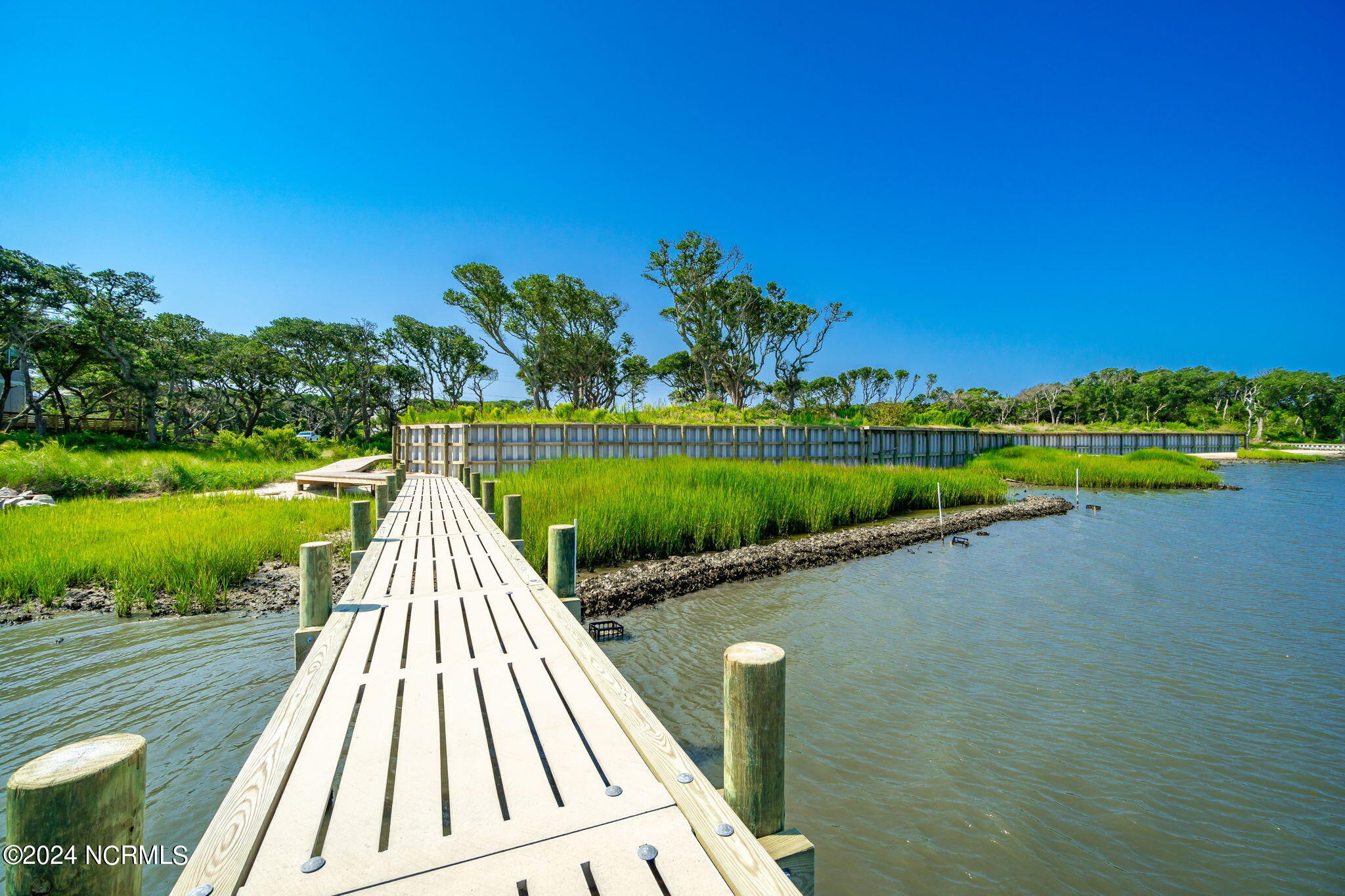 1816 Salter Path Road Indian Beach, NC 28512 - Photo 21 of 23 Private dock w/ boat lifts