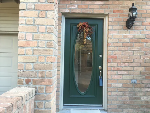 a view of a entryway door of the house