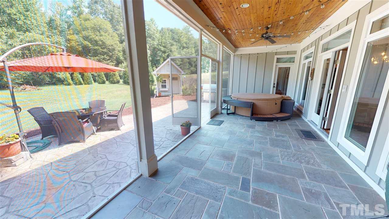 3509 Bahama Road Rougemont, NC 27572 - Photo 21 of 30 a balcony with furniture and garden view