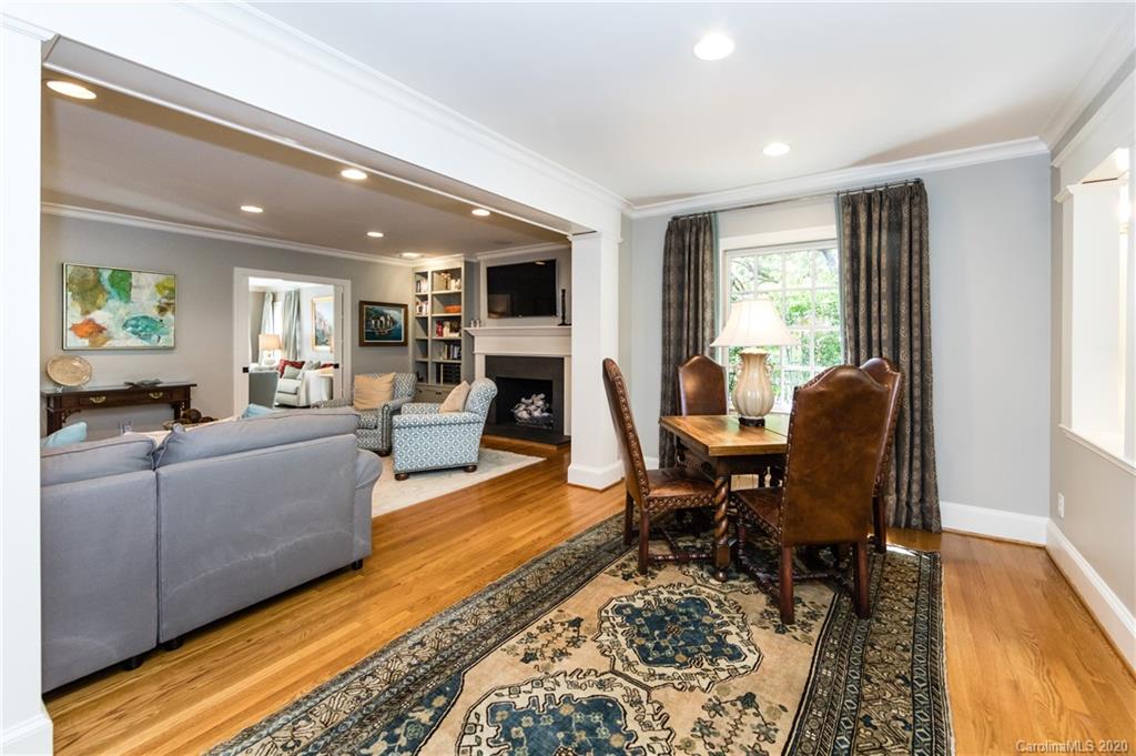2930 Wheelock Road Charlotte, NC 28211 - Photo 11 of 48 a living room with furniture and a wooden floor