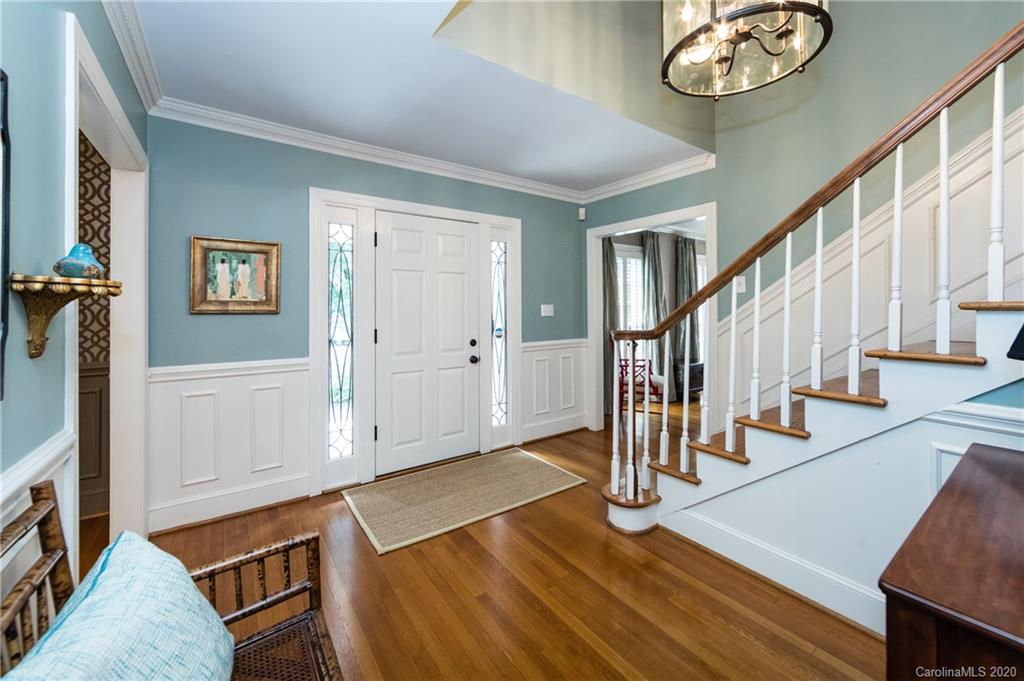 2930 Wheelock Road Charlotte, NC 28211 - Photo 5 of 48 a view of an entryway with wooden floor